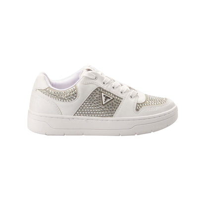 Guess Sneakers Donna Naresa Bianco con strass