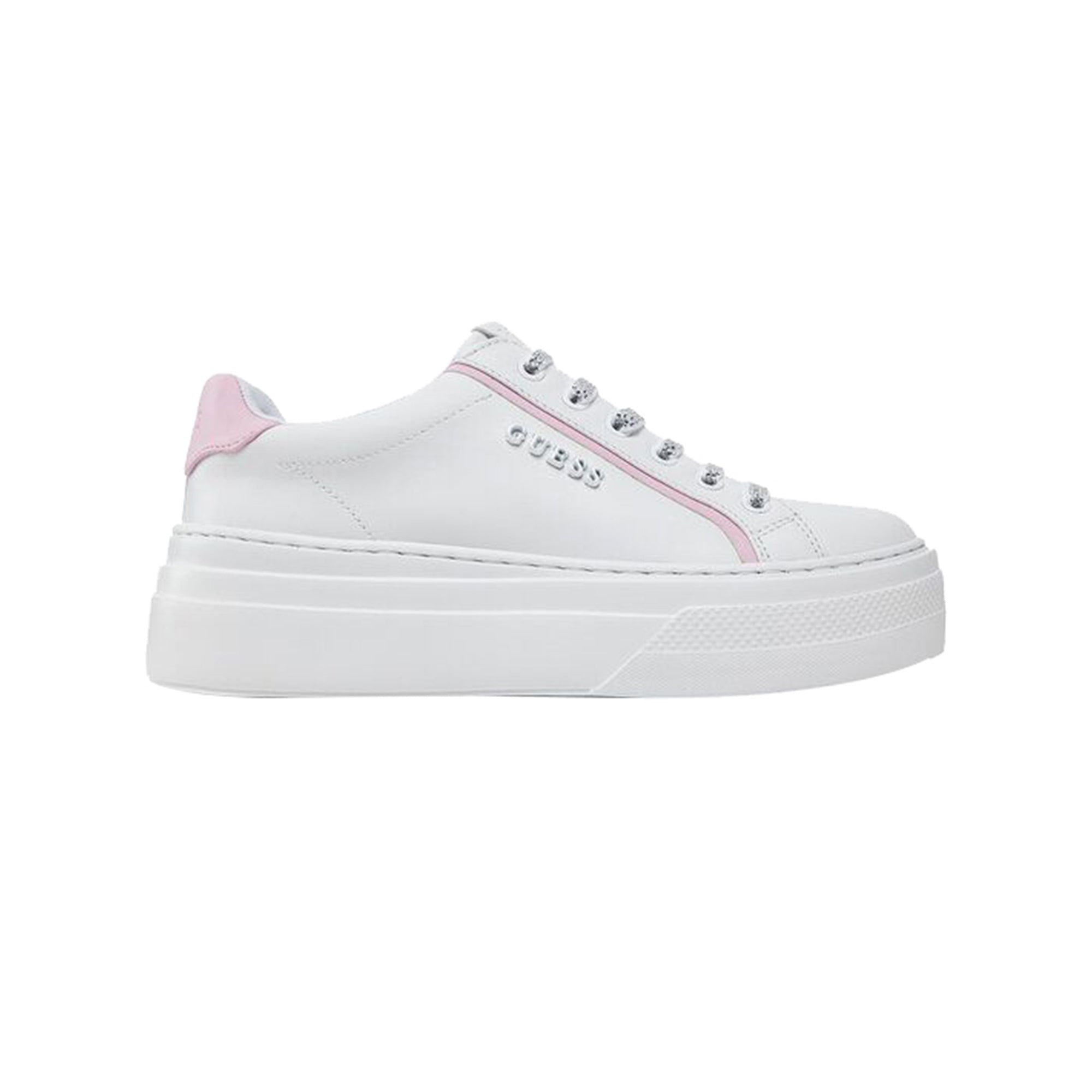 Guess Sneakers Donna Ameria Bianco e Rosa