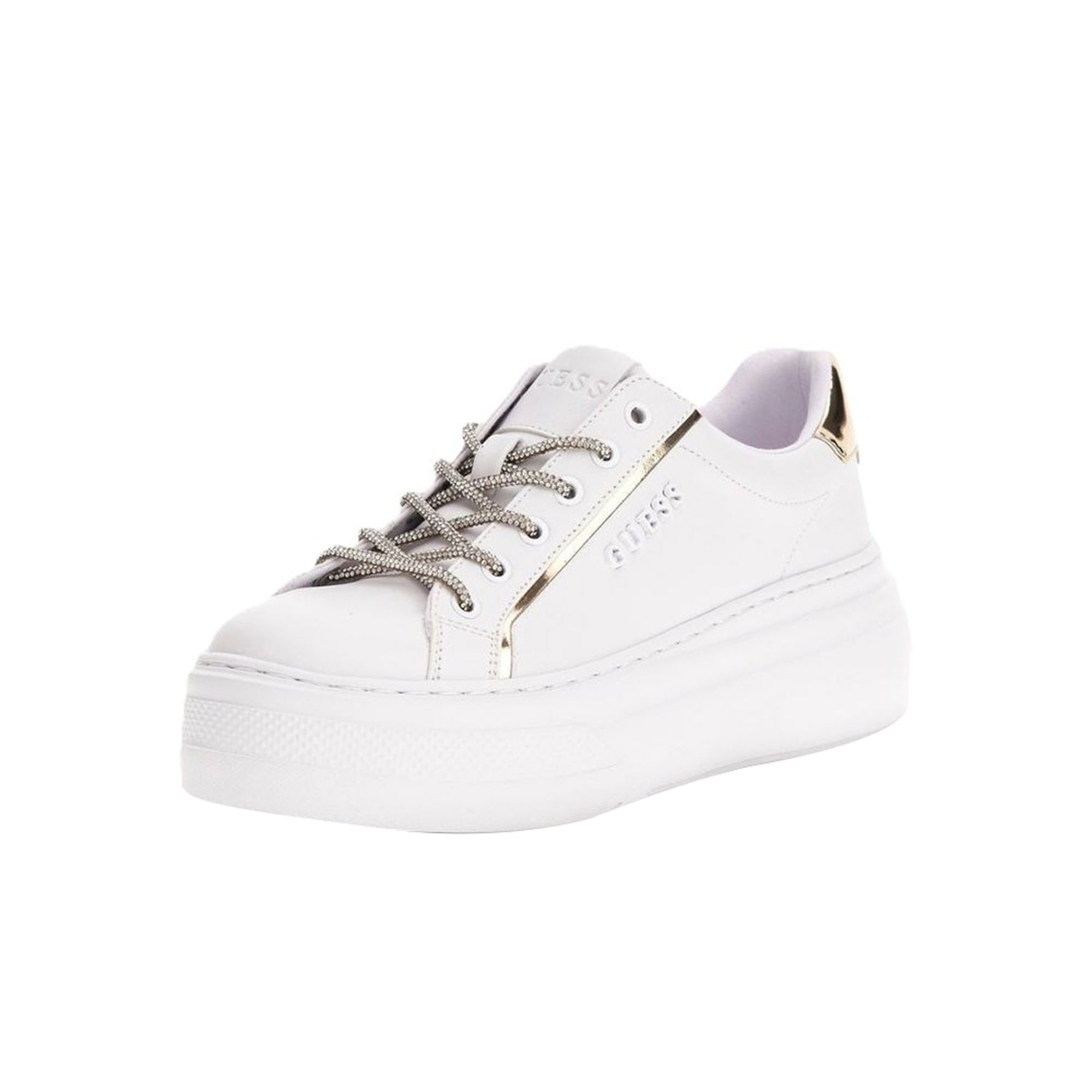 Guess Sneakers Donna Ameria Bianco e Oro