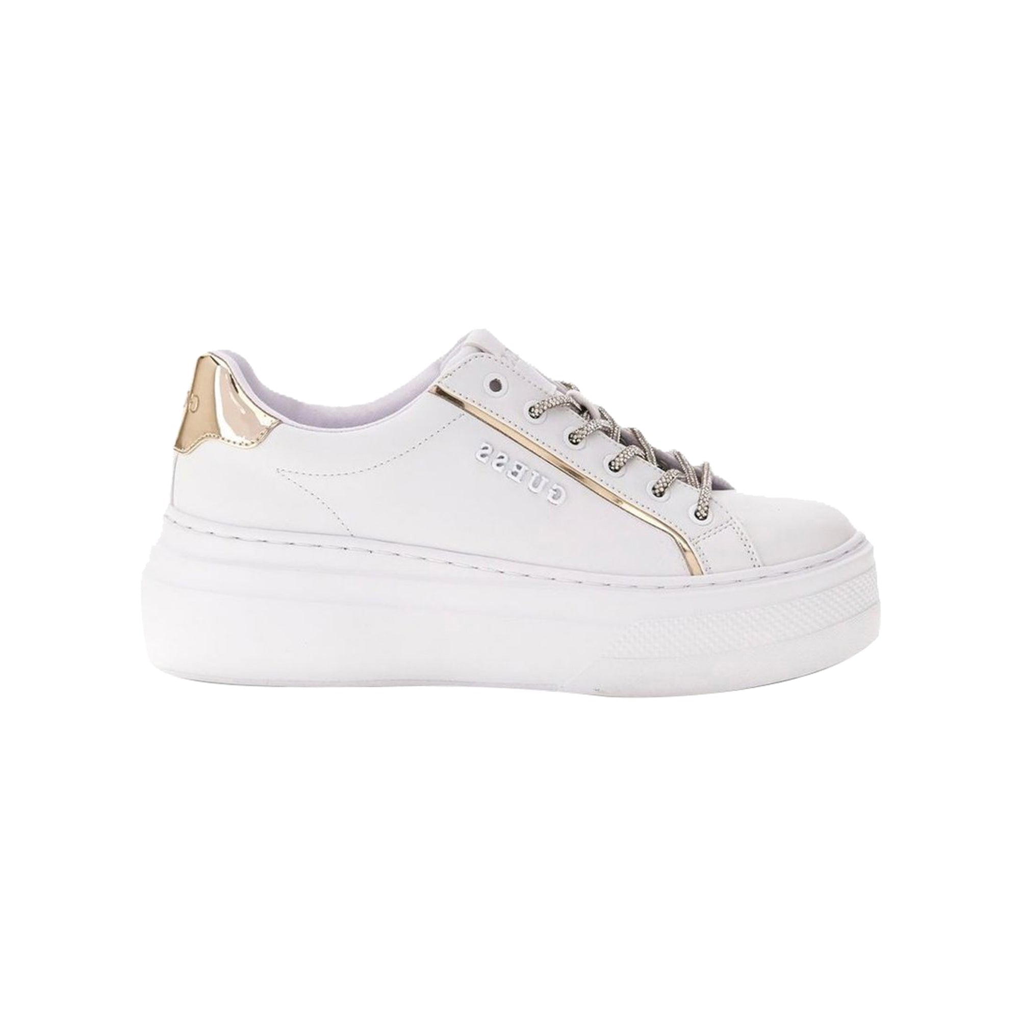 Guess Sneakers Donna Ameria Bianco e Oro