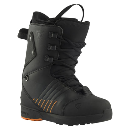 Scarpone Uomo da snowboard Nero, con cinghie in velcro