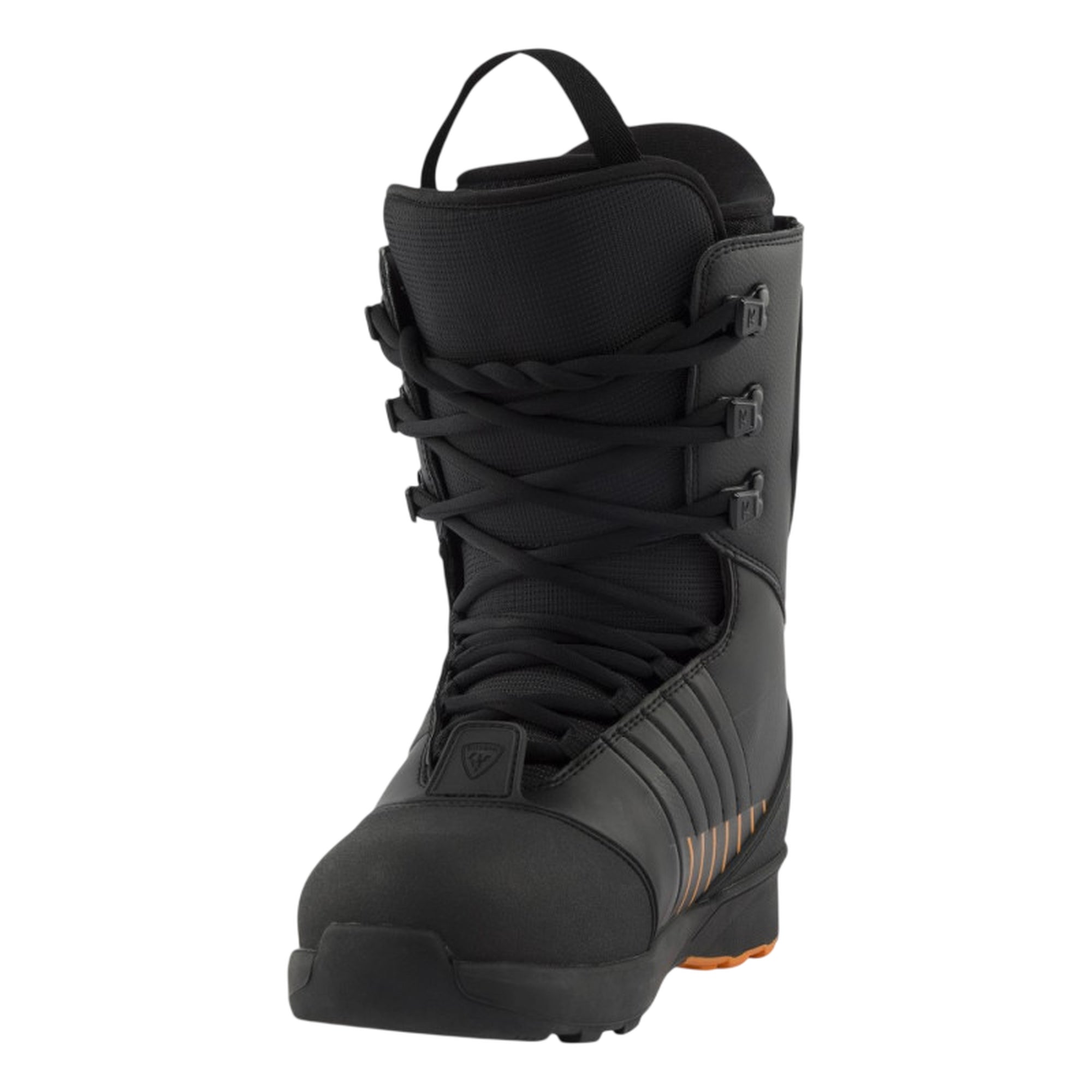 Scarpone Uomo da snowboard Nero, con cinghie in velcro