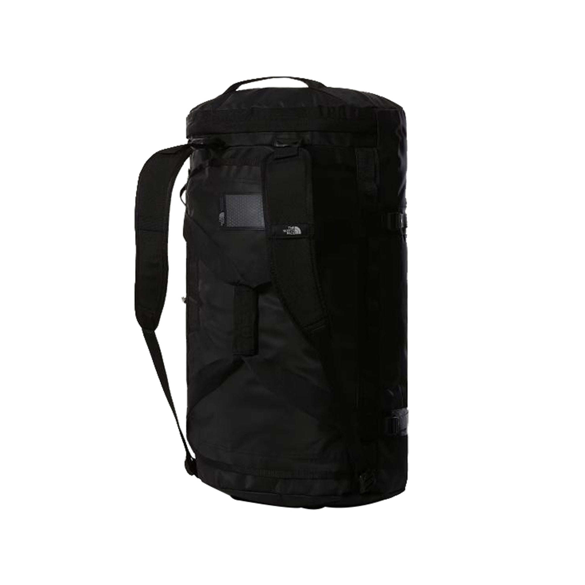 Borsone Duffel Base Camp L, con una capienza di 95 litri e due spallacci 