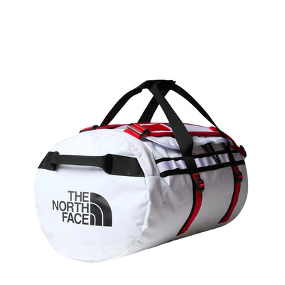Borsone Unisex Bianco, Base Camp Duffel M, con spallacci regolabili ed una capienza di 71 litri