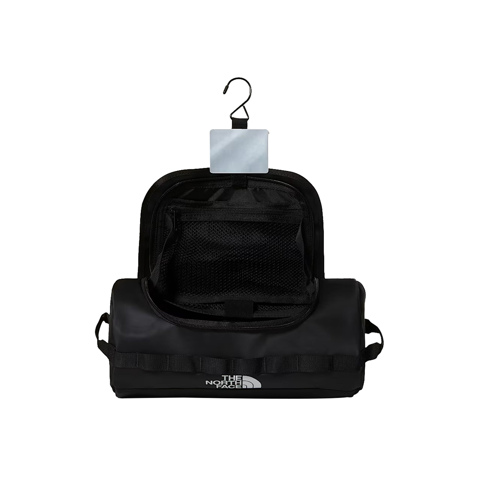 Beauty Case Unisex Base Camp L, con logo e gancio