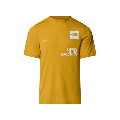T-shirt Uomo Foundation Mountain Coordinates, in tessuto ad alte prestazioni