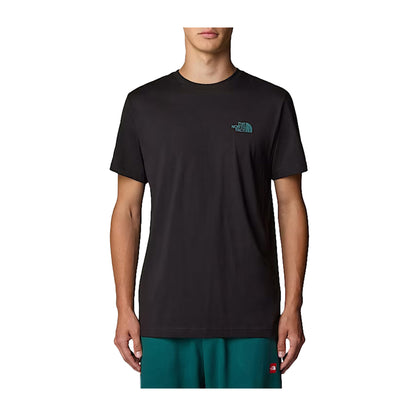 T-shirt Uomo con stampa NSE Box posteriore e girocollo
