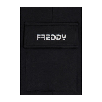 Pantalone Bambina Freddy Joggers Cargo Nero