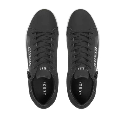 Guess Sneakers Uomo Todi Nero dettaglio zip