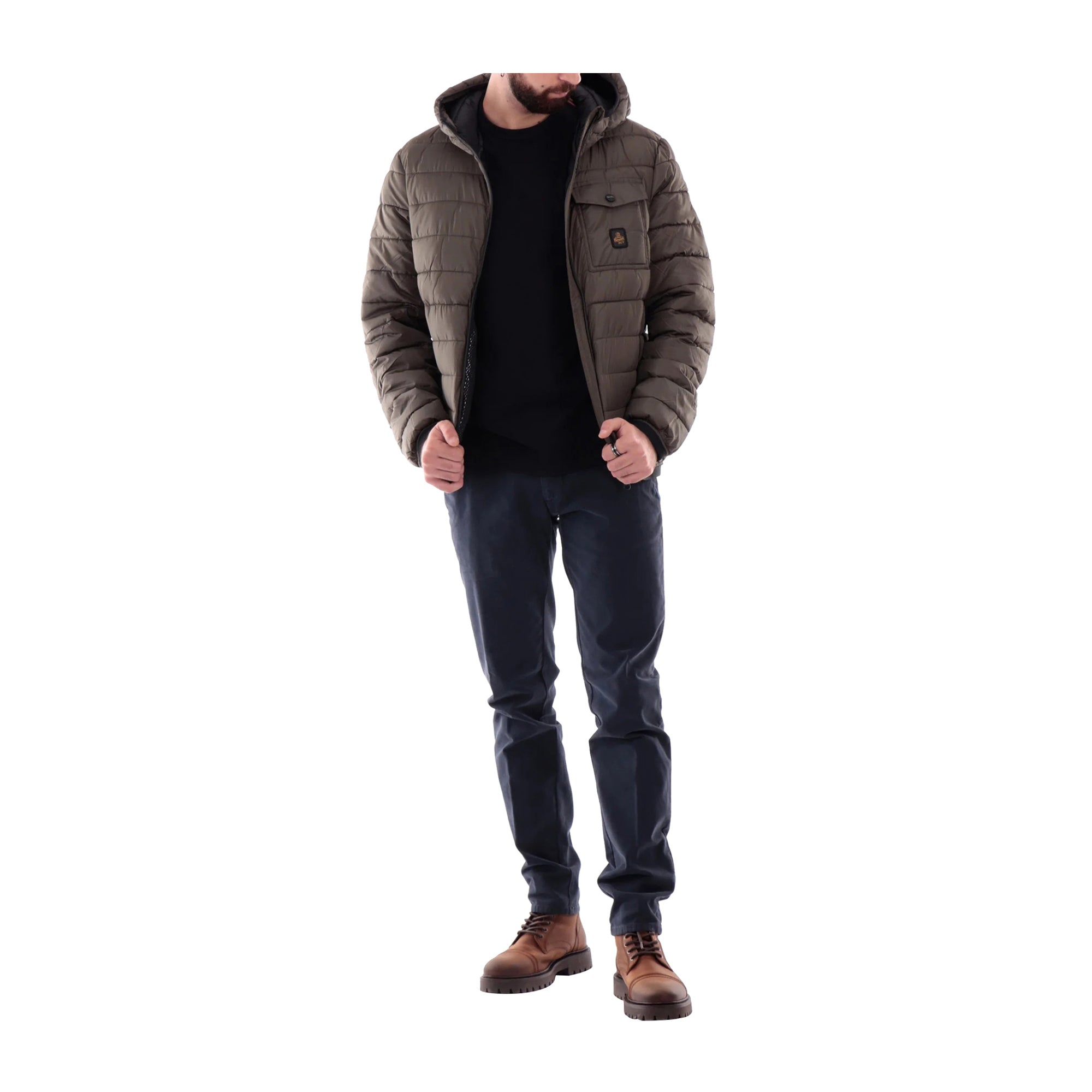 Piumino Uomo Josh Jacket Marrone