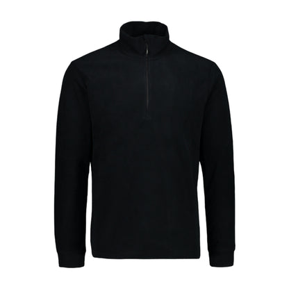 Pile Uomo Nero, con mezza zip, Arctic Fleece leggero ed isolante