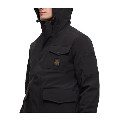 Parka Uomo Linneo con tasche Nero