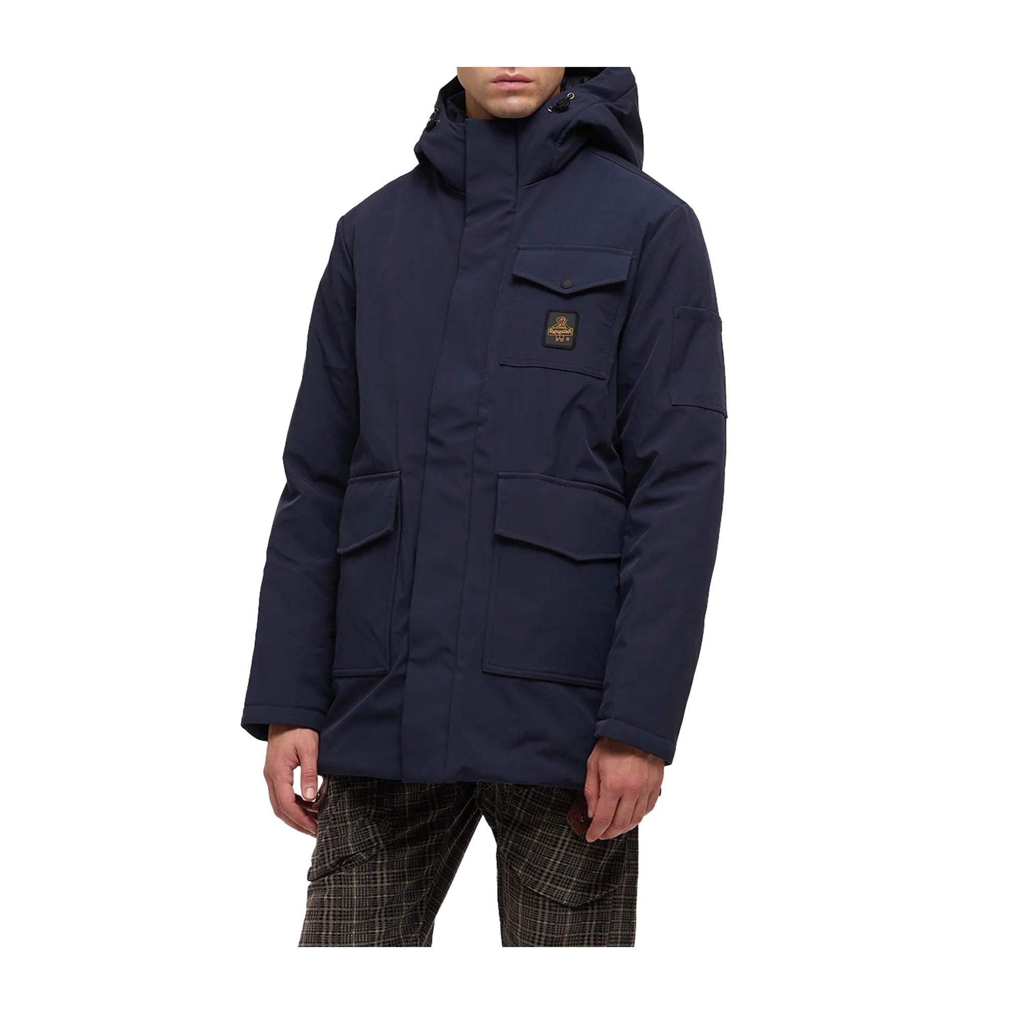 Parka Uomo Linneo con tasche Blu scuro