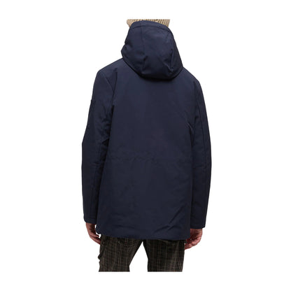 Parka Uomo Linneo con tasche Blu scuro