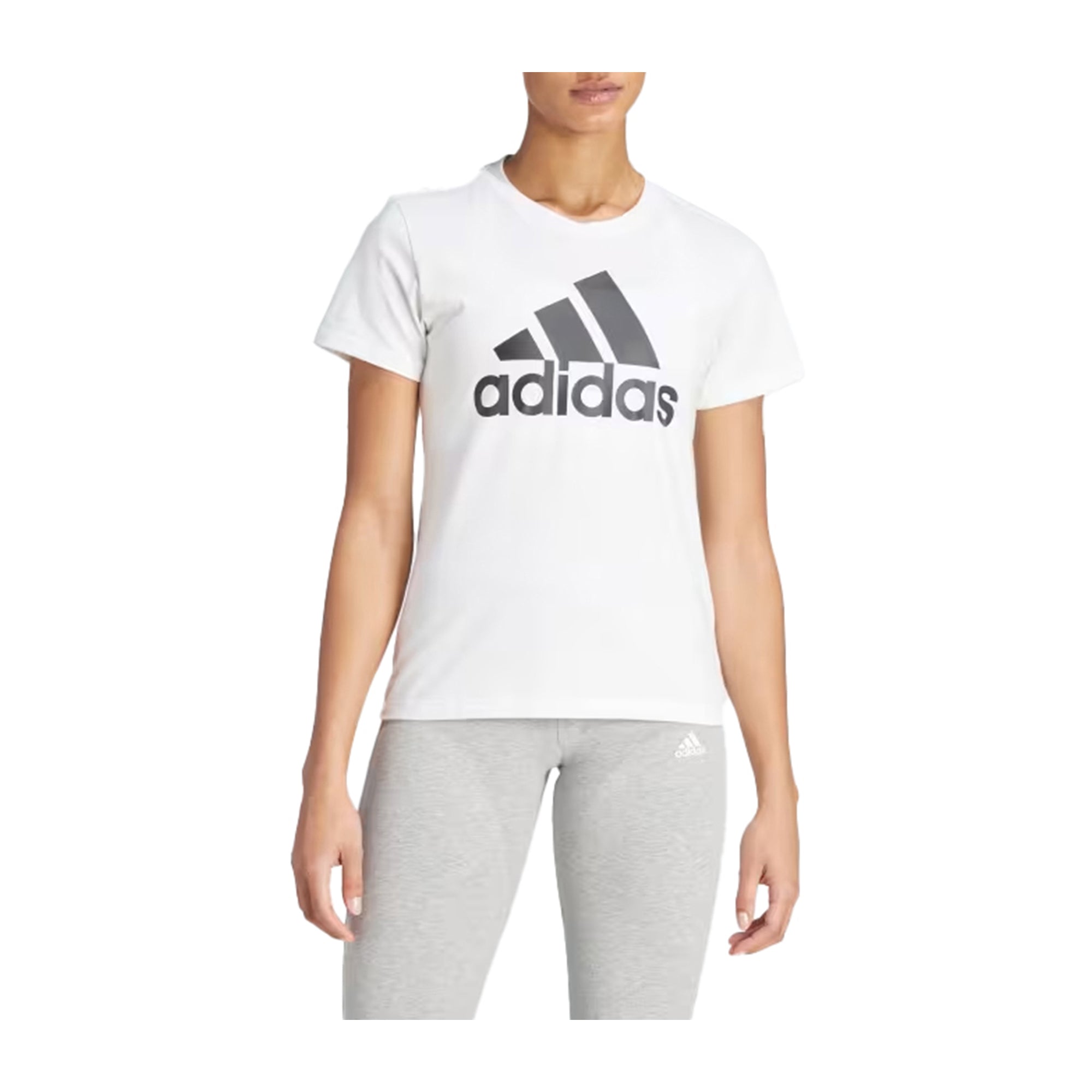 T-shirt Donna Essentials Logo manica corta Bianco