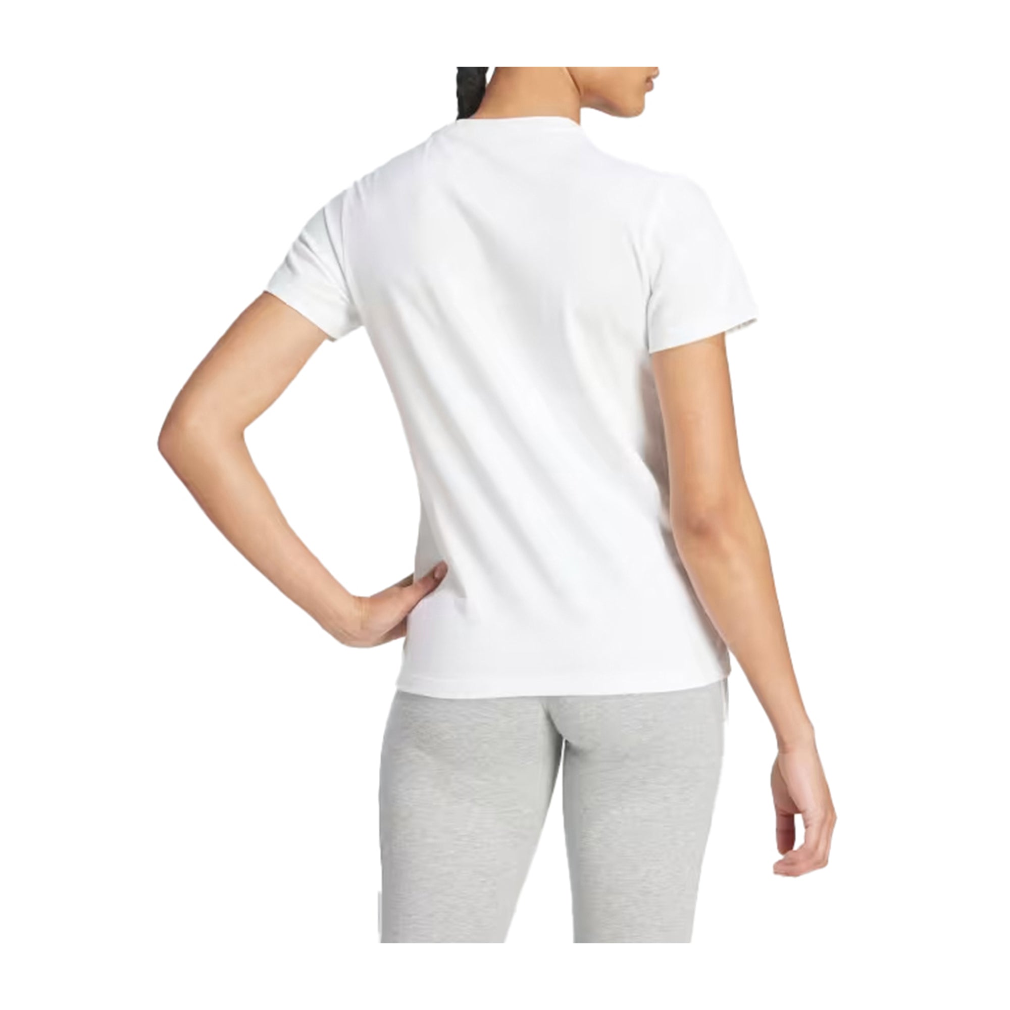 T-shirt Donna Essentials Logo manica corta Bianco