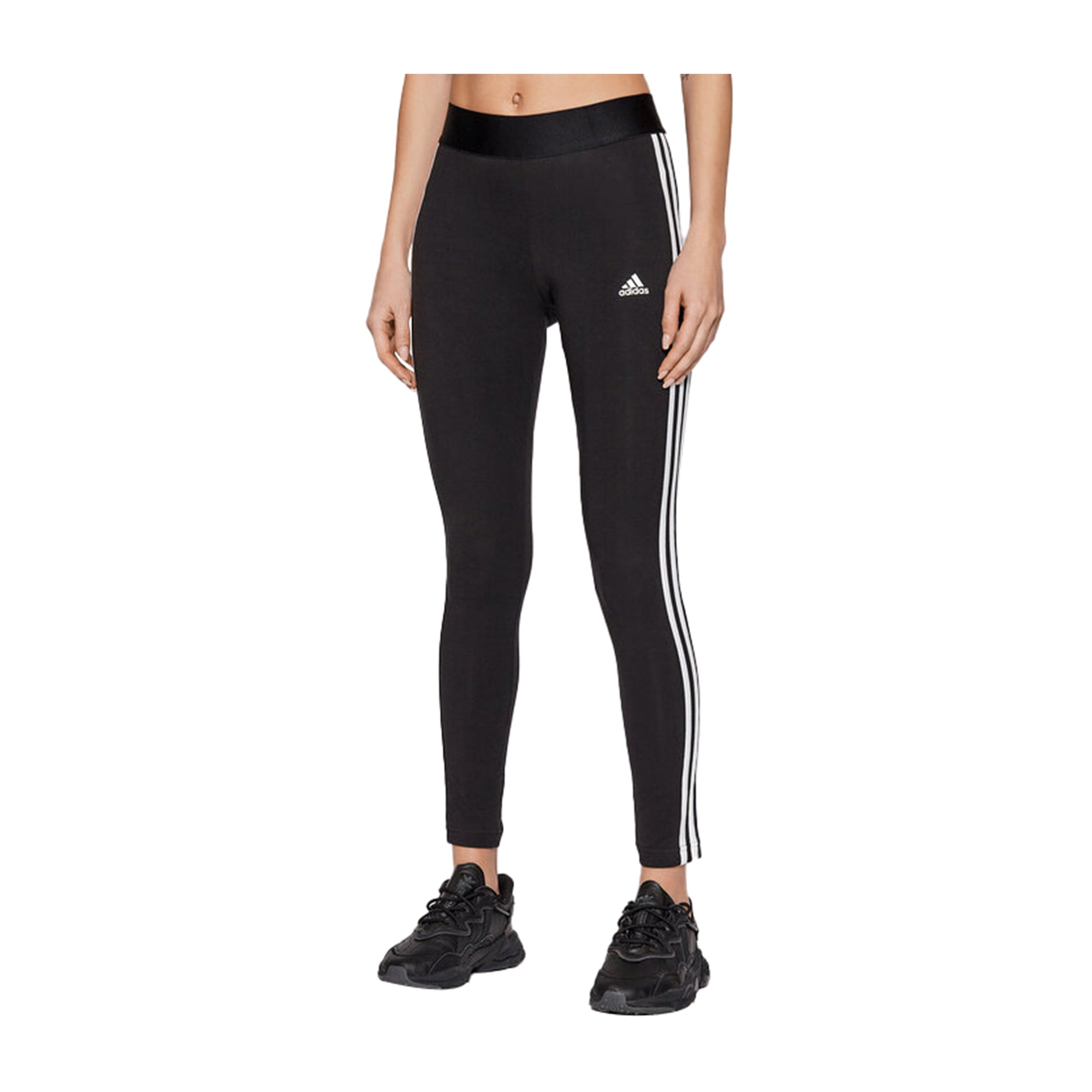 Leggings Donna Adidas Nero W 3S Leg