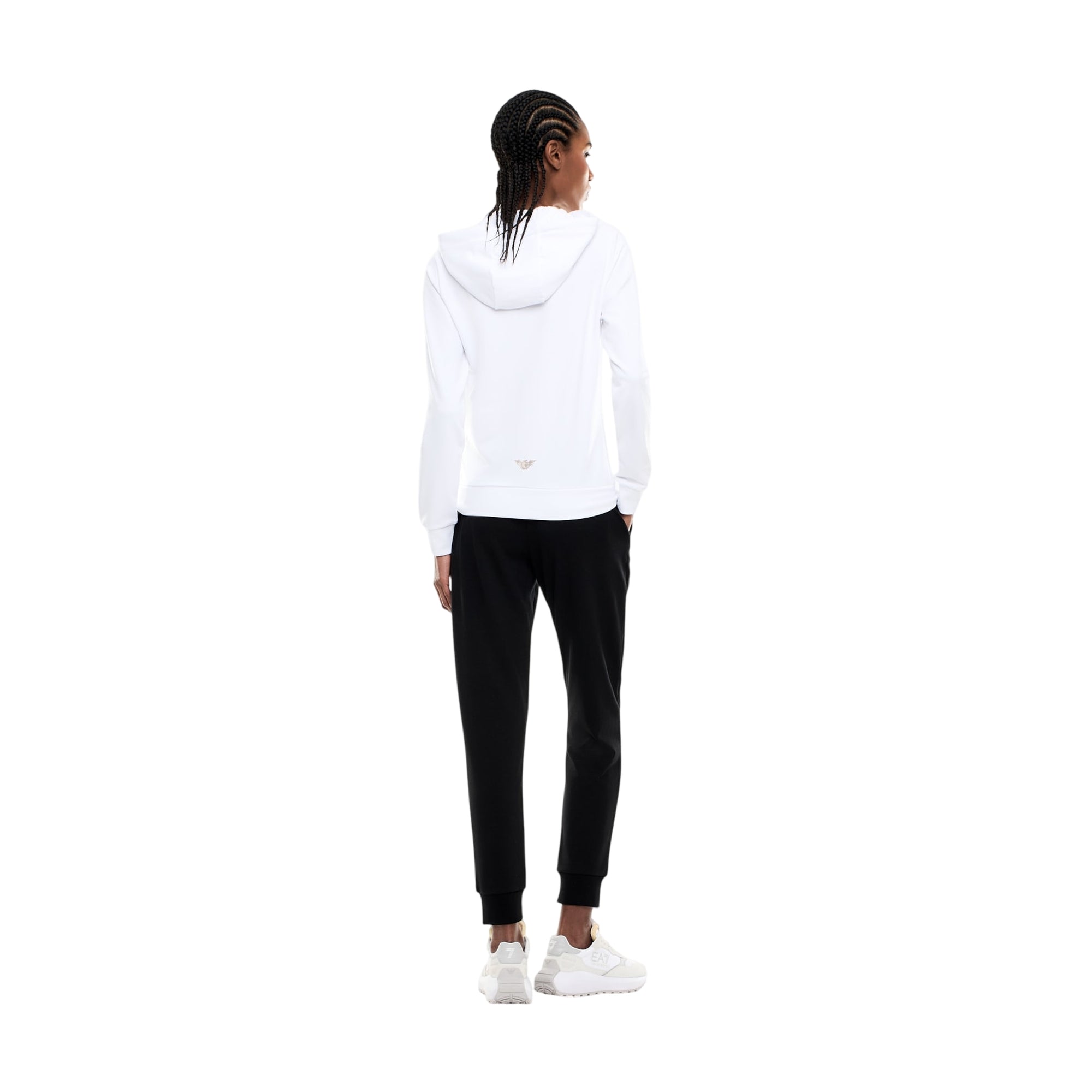 Tuta Donna con cappuccio e joggers con elastico sul fondo