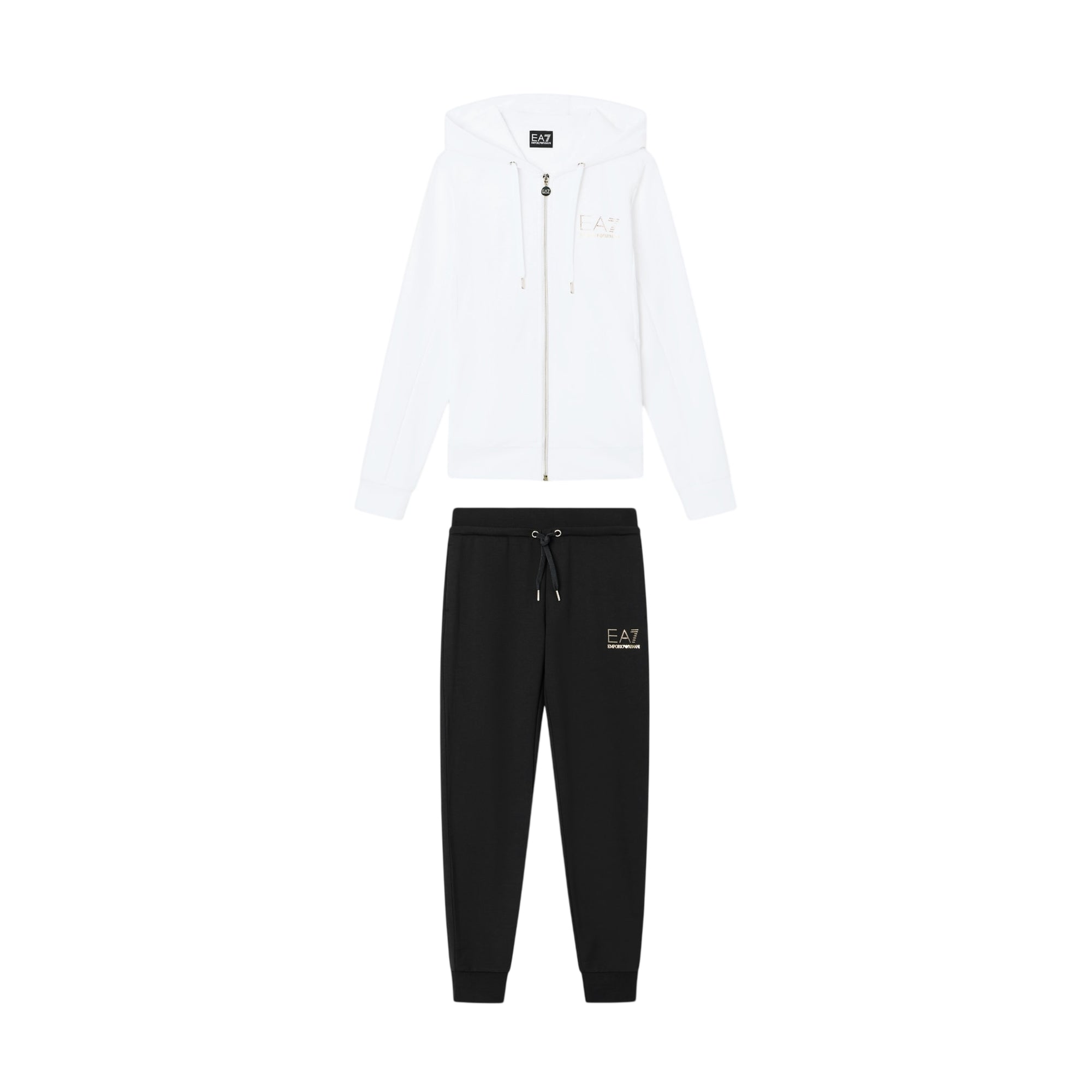 Tuta Donna con cappuccio e joggers con elastico sul fondo