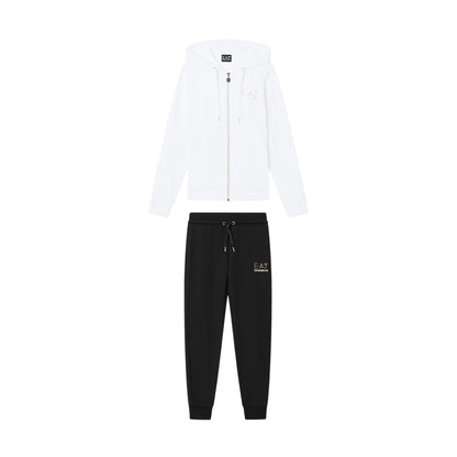 Tuta Donna con cappuccio e joggers con elastico sul fondo