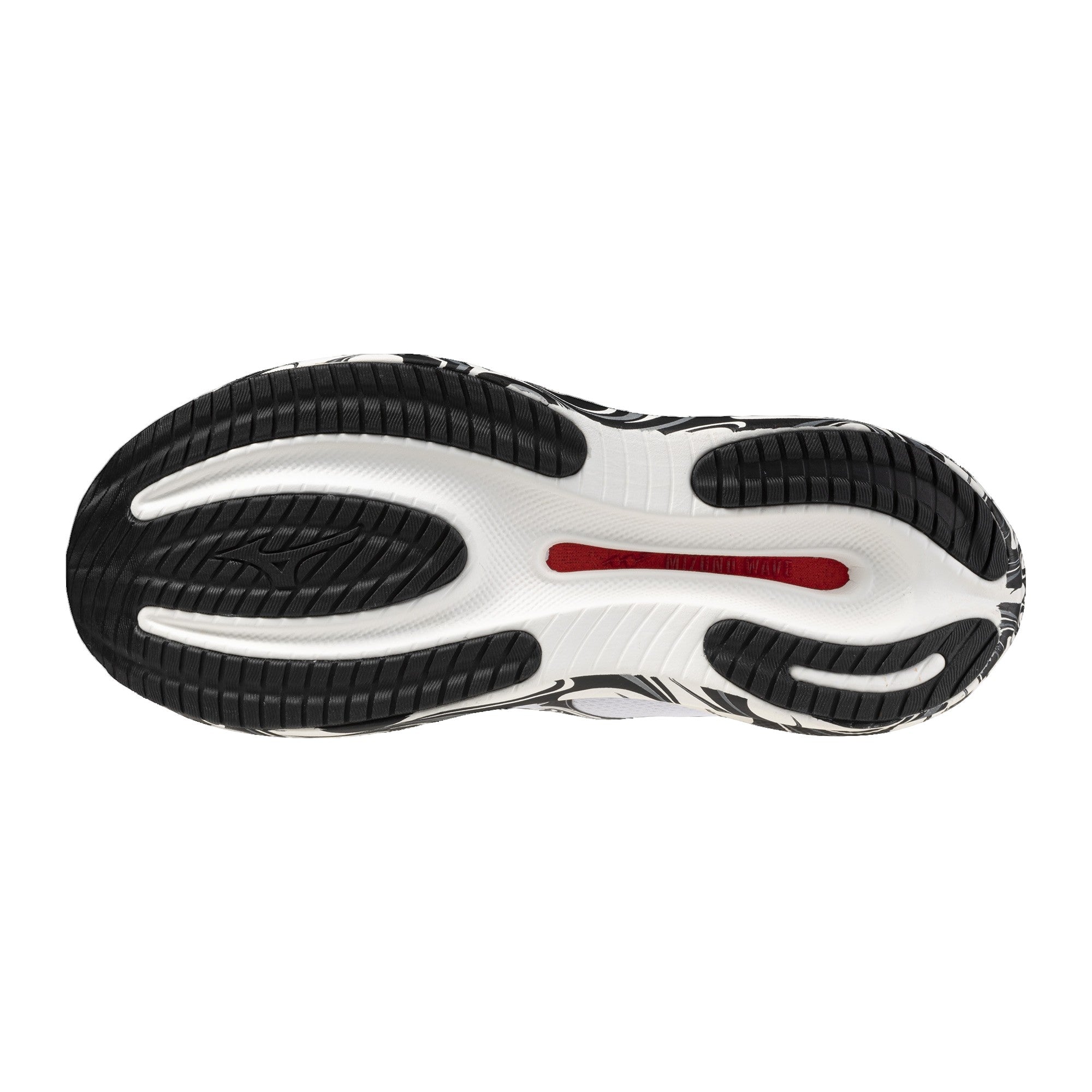 Scarpa Running Unisex Wave Rider 30 Bianco/Nero suola