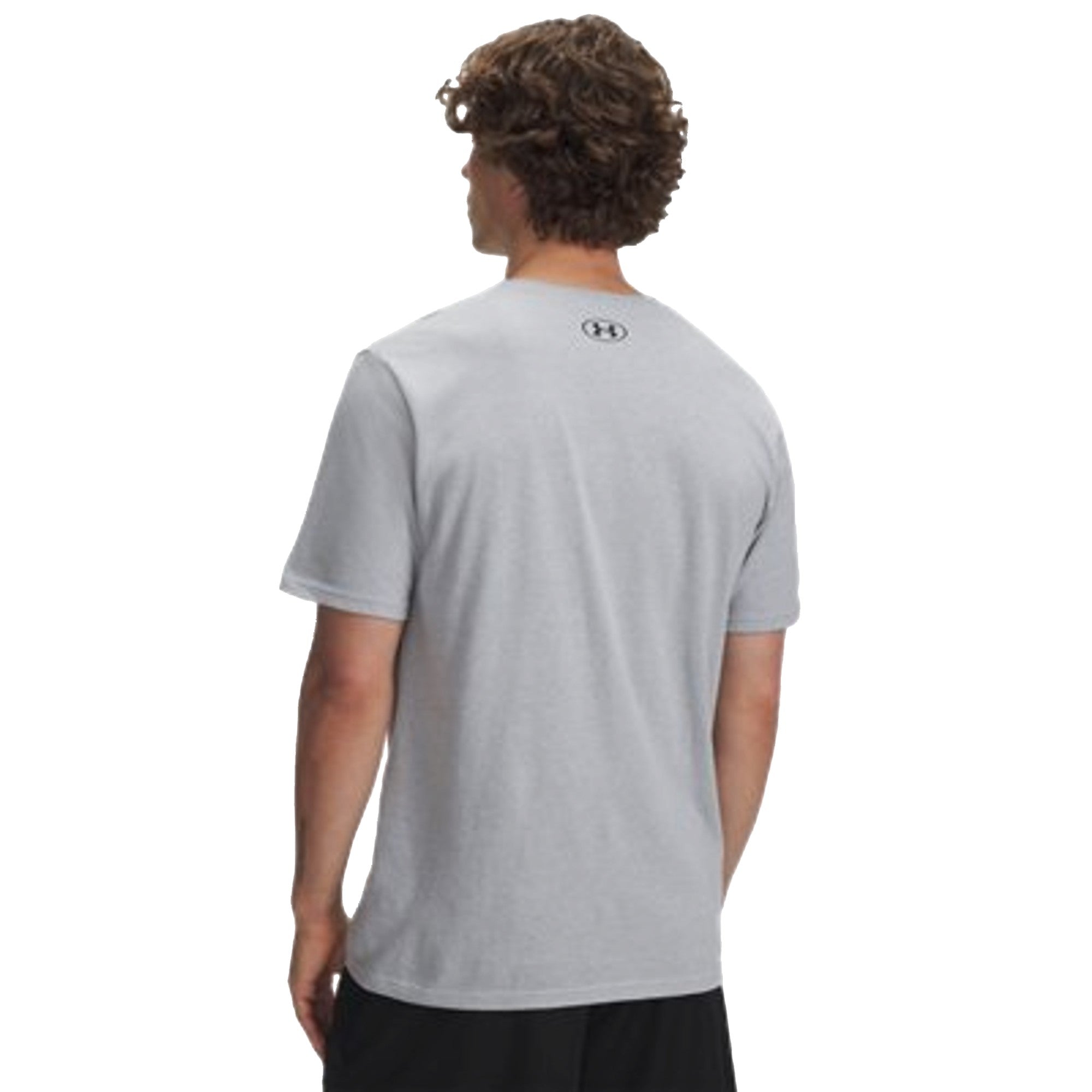 T-shirt Uomo Grigia Camo Chest Stripe retro