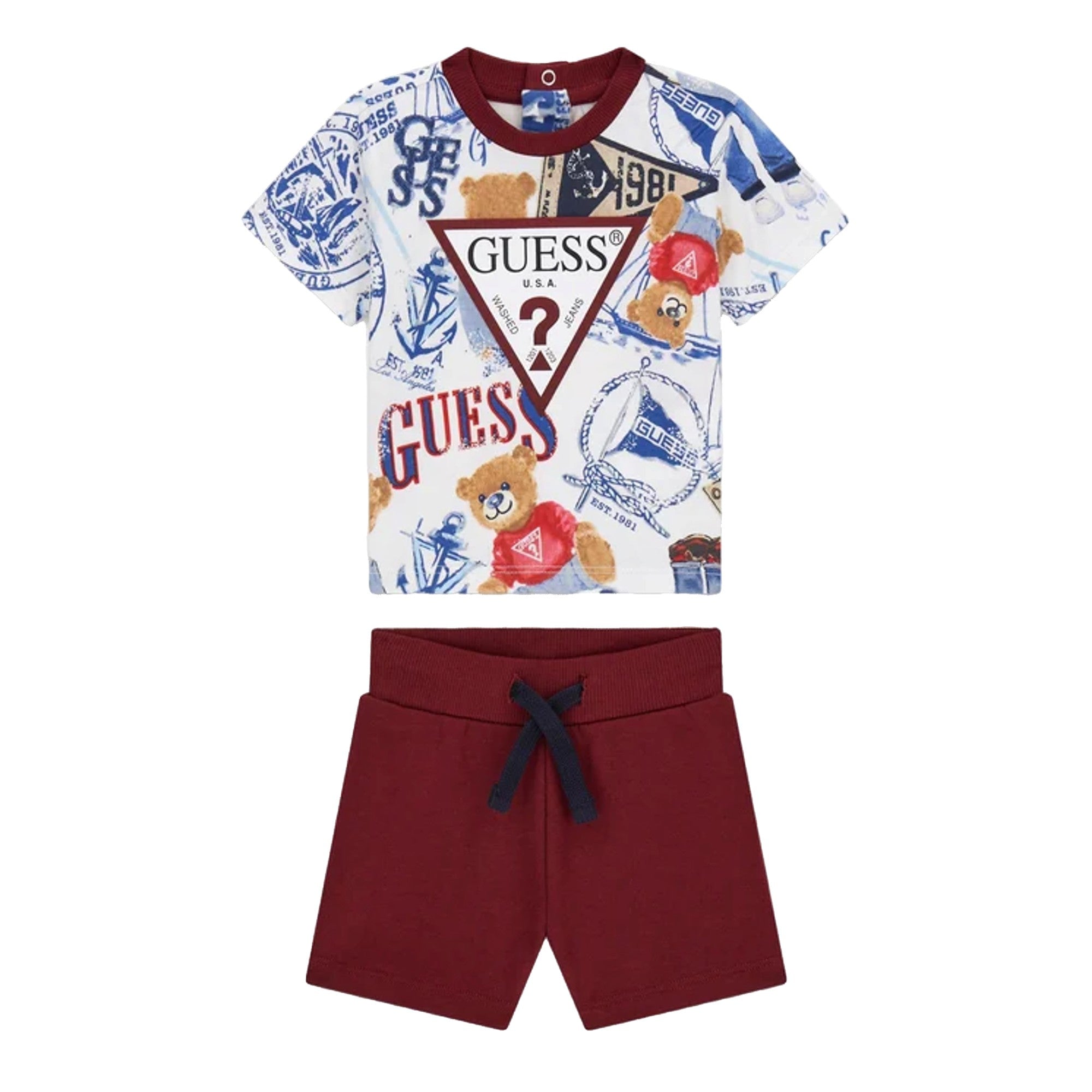 Set Neonato due pezzi T-shirt e Shorts
