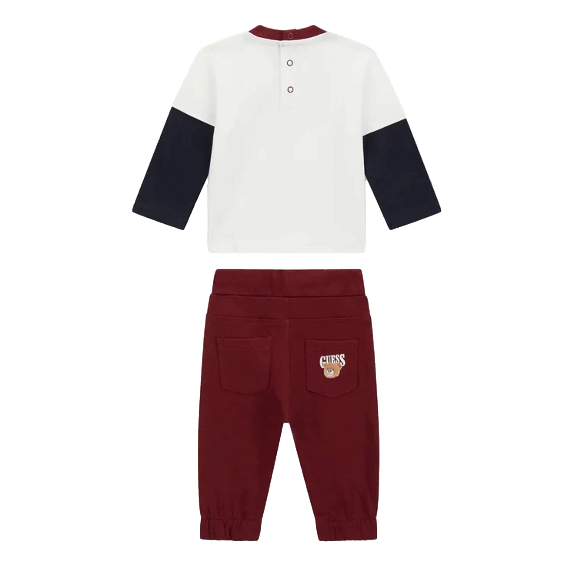 Set Neonato T-shirt manica lunga e Pantalone retro