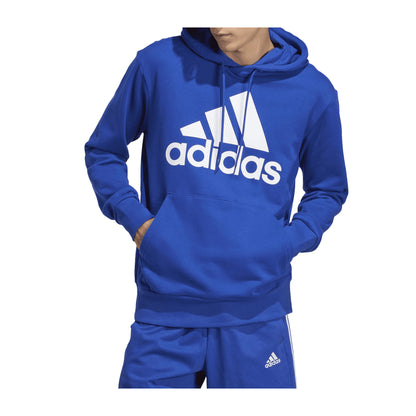 Felpa Uomo Blu Adidas Essential con Cappuccio