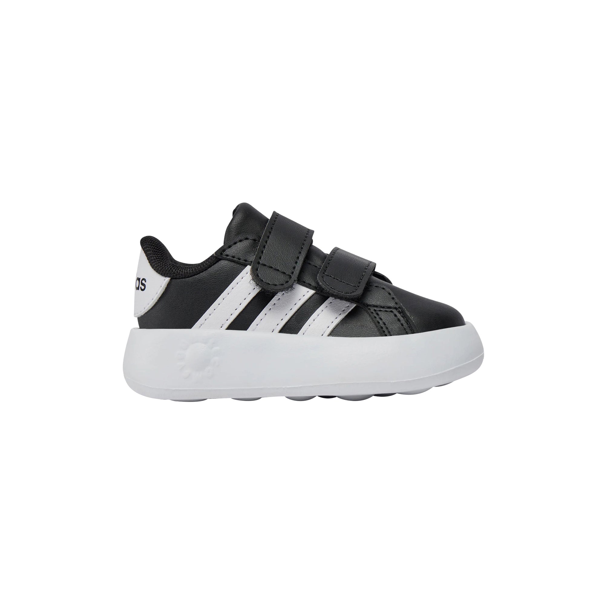 Sneakers Bambino Grand Court 2.0 Nera e Bianca