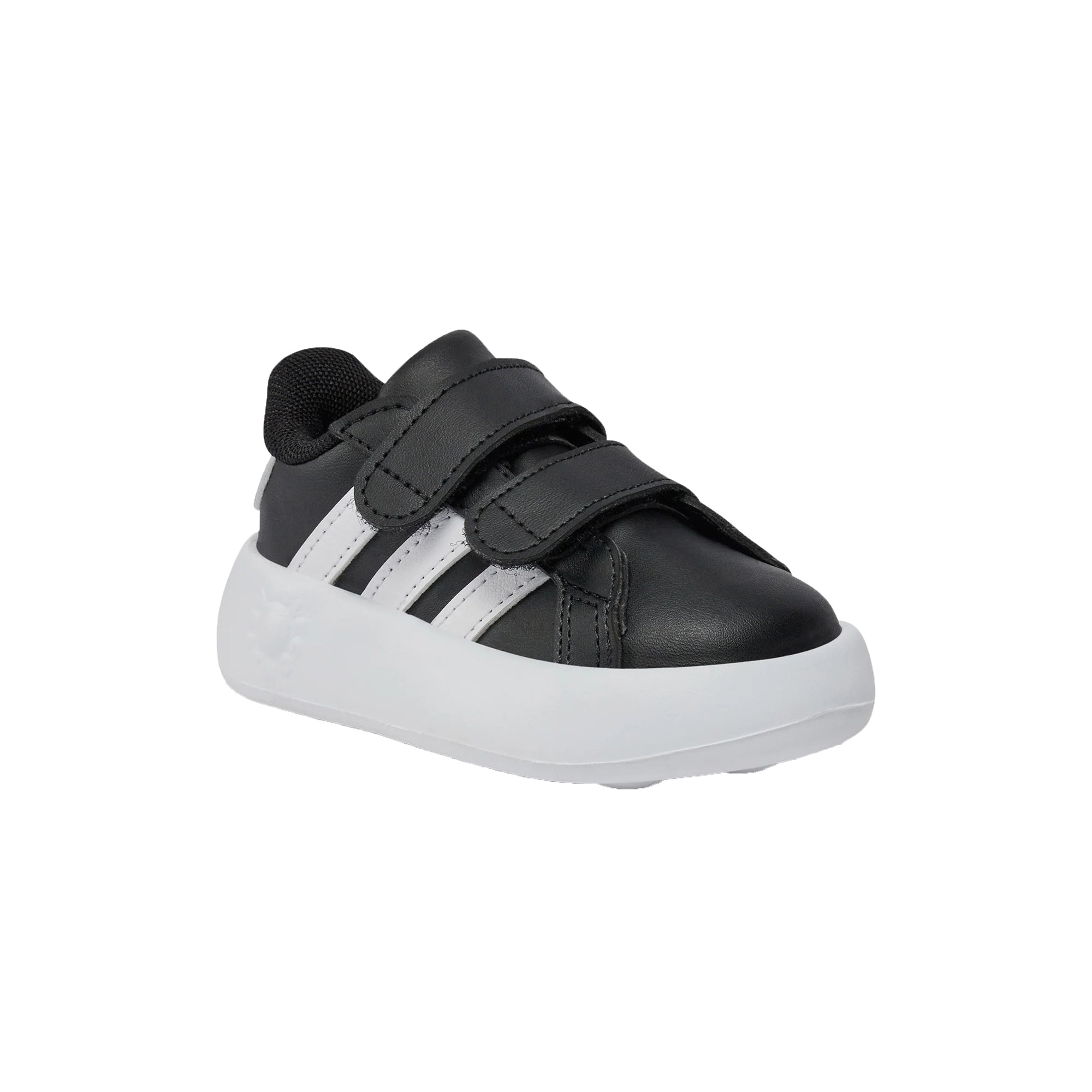 Sneakers Bambino Grand Court 2.0 Nera e Bianca