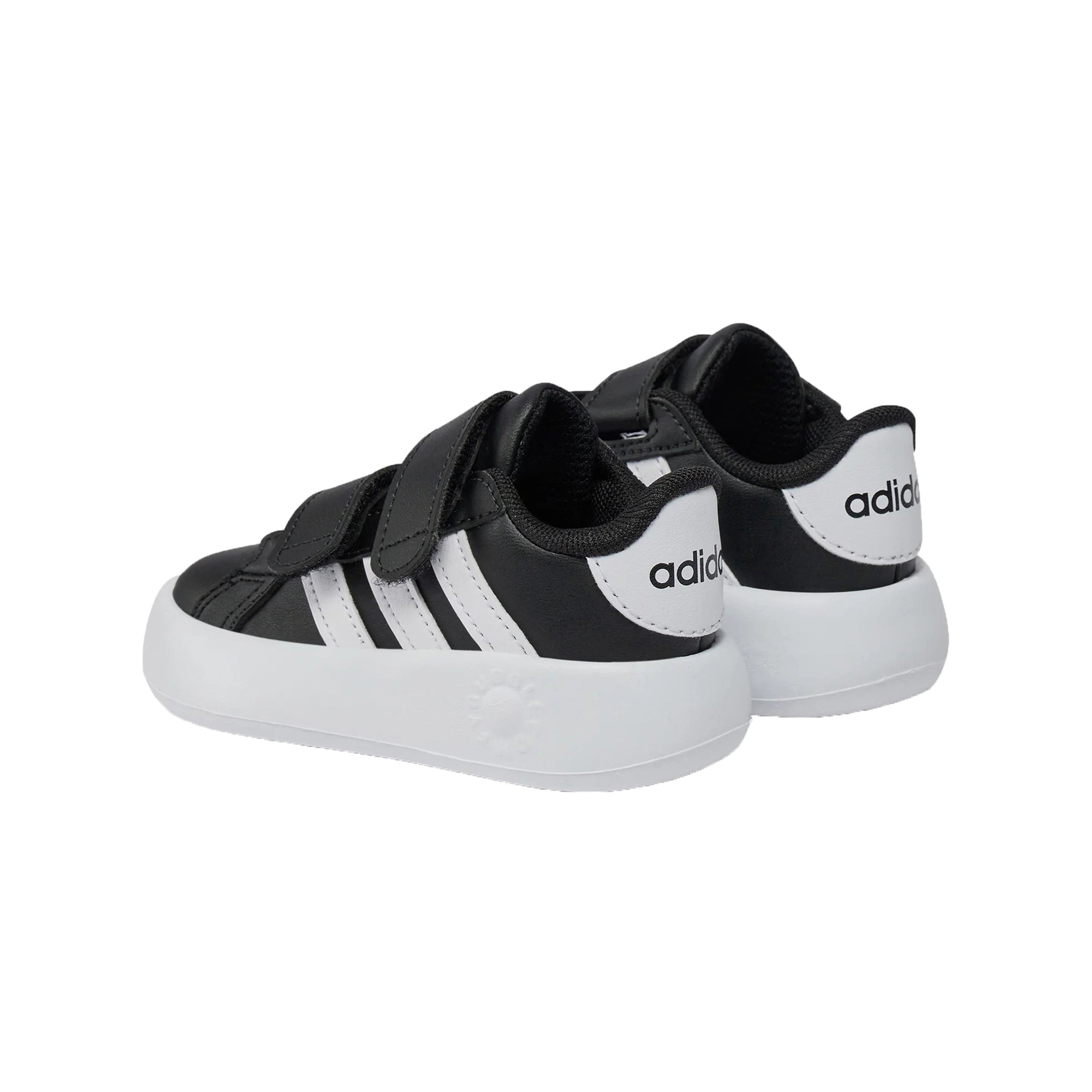 Sneakers Bambino Grand Court 2.0 Nera e Bianca