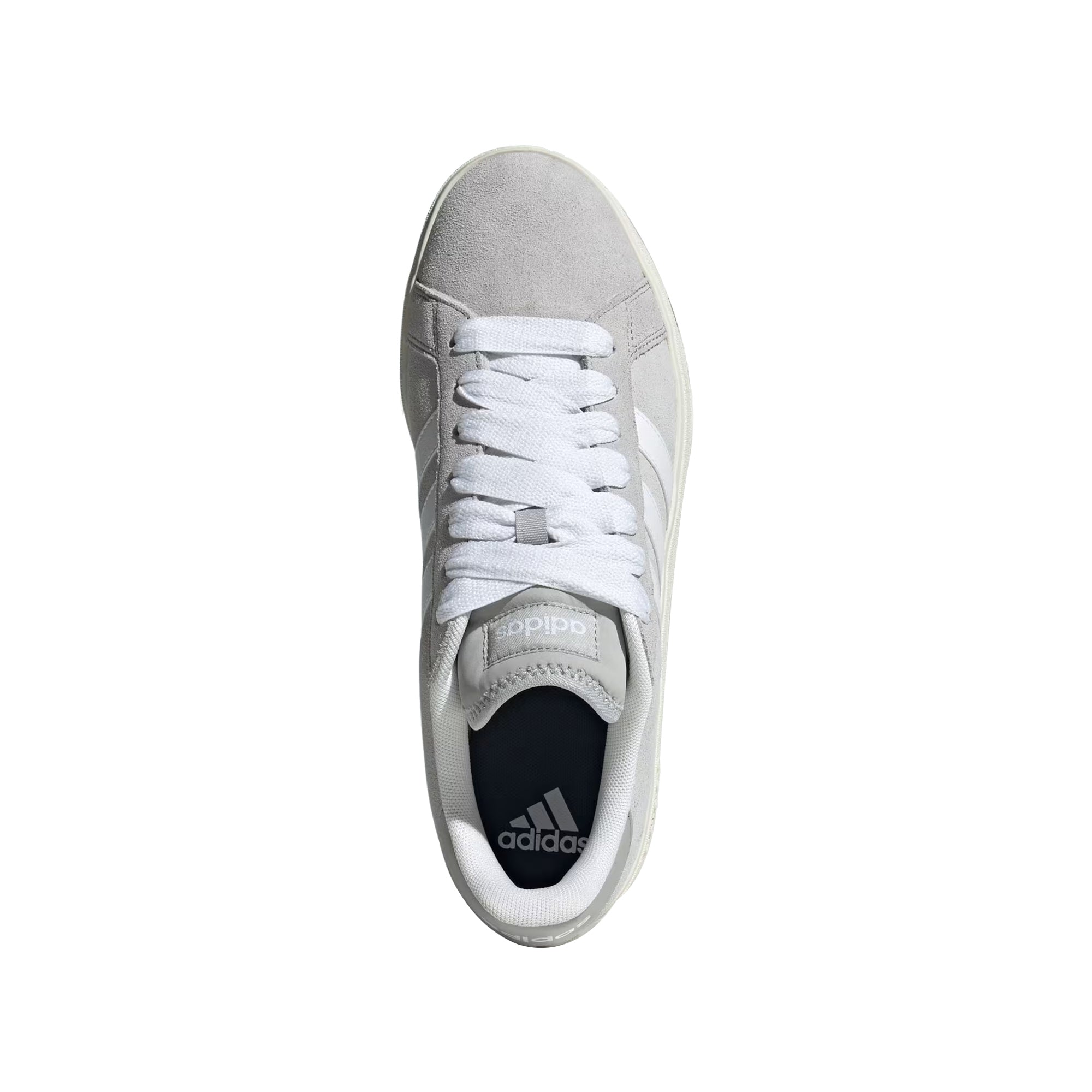 Sneakers Uomo Grand Court Base 00s, con tomaia in pelle e tre strisce iconiche laterali
