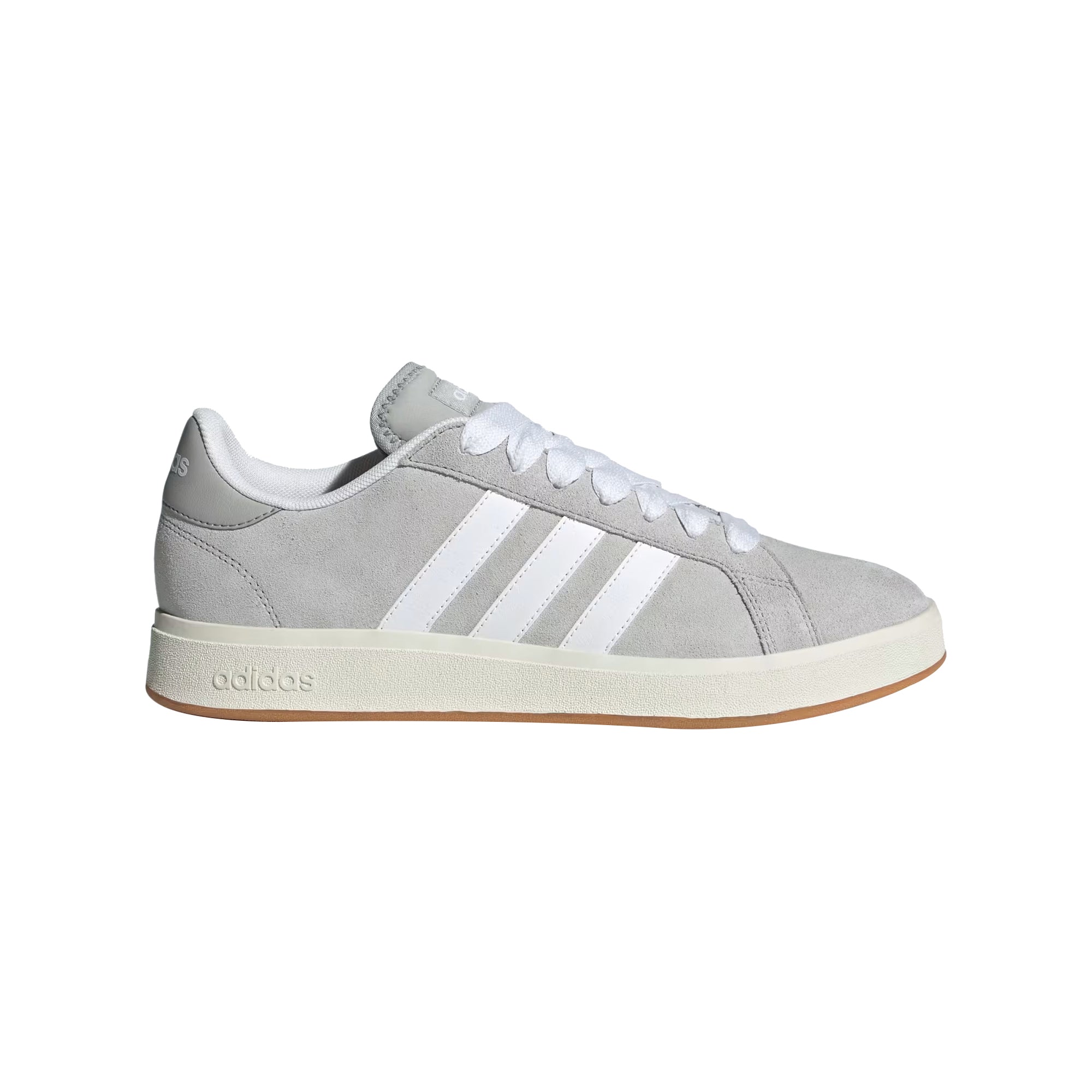 Sneakers Uomo Grand Court Base 00s, con tomaia in pelle e tre strisce iconiche laterali