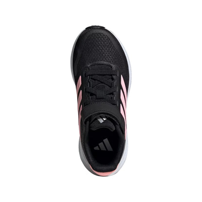 Scarpa Junior con iconiche 3 stripes Rosa e tomaia in mesh leggero 