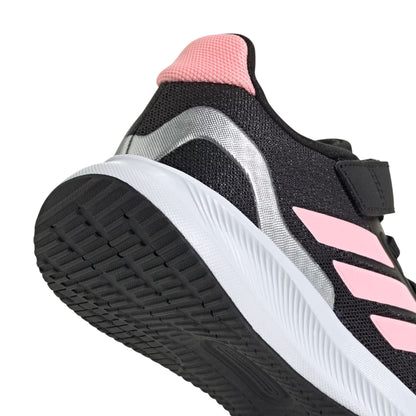 Scarpa Junior con iconiche 3 stripes Rosa e tomaia in mesh leggero 