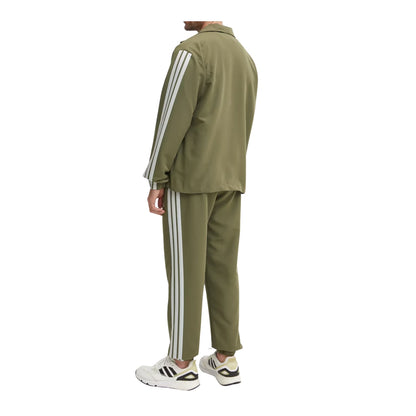 Tuta Uomo Verde, con elastico sul fondo e felpa full zip