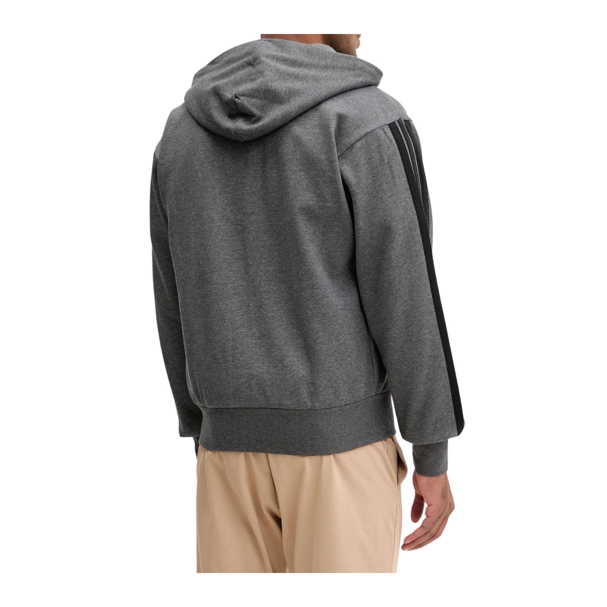 Felpa Uomo,  Essentials, con cappuccio e full zip
