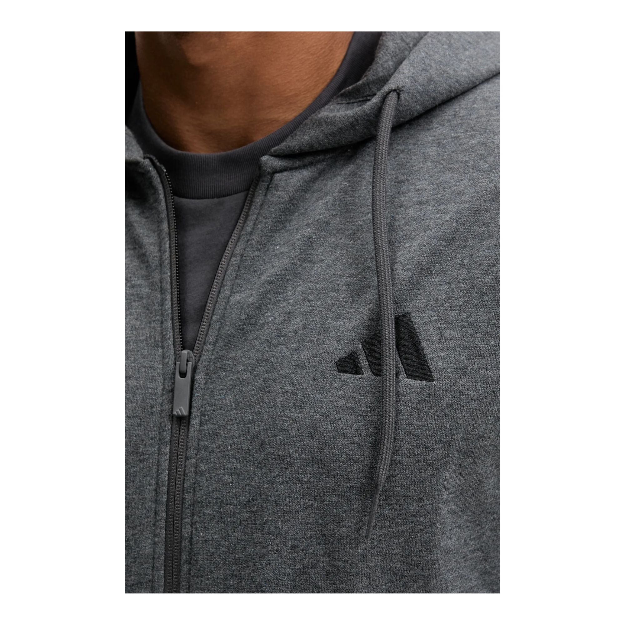 Felpa Uomo,  Essentials, con cappuccio e full zip