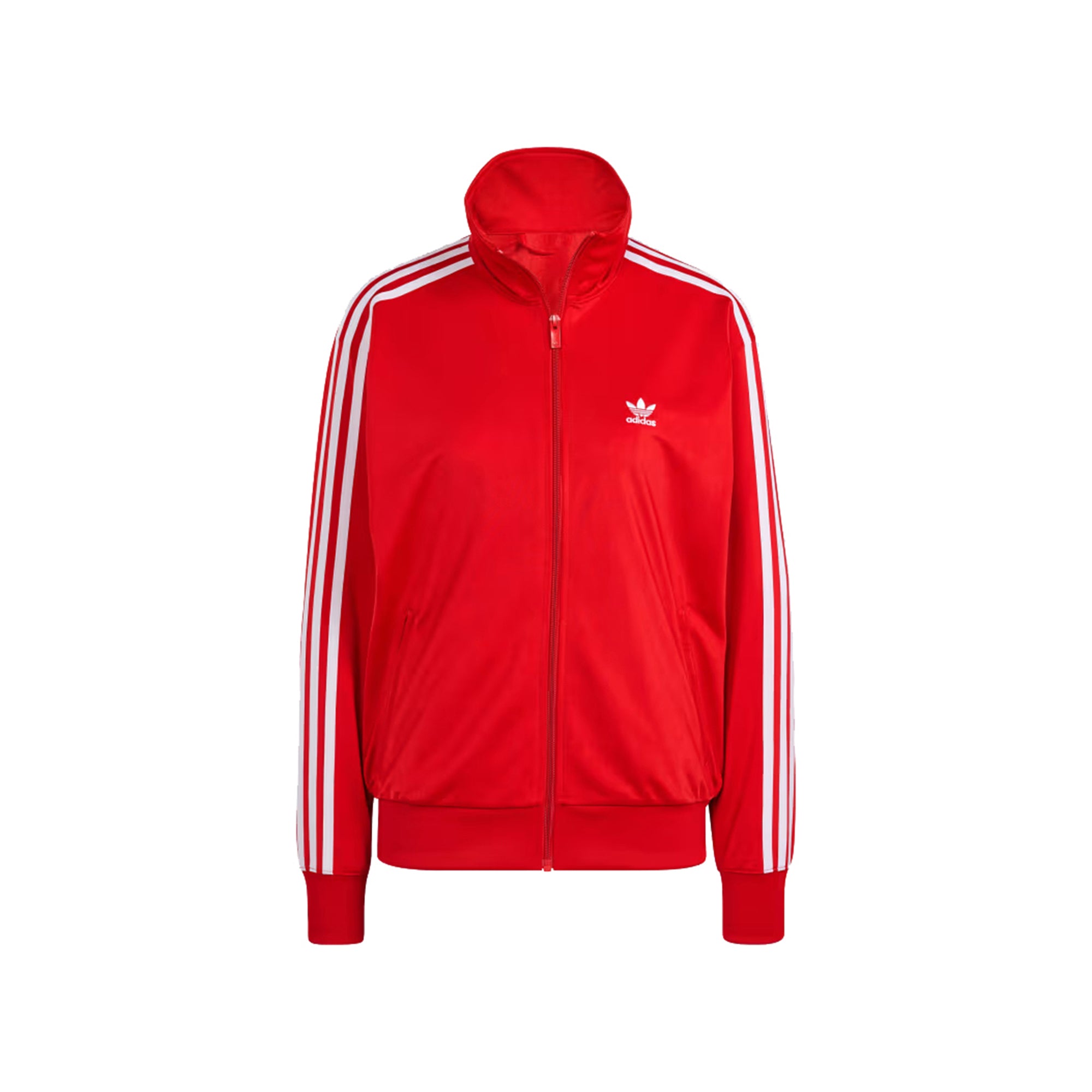 Felpa Donna Acetata Adidas Rossa con Zip Noi Sport