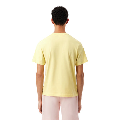 T-shirt gialla 100% cotone