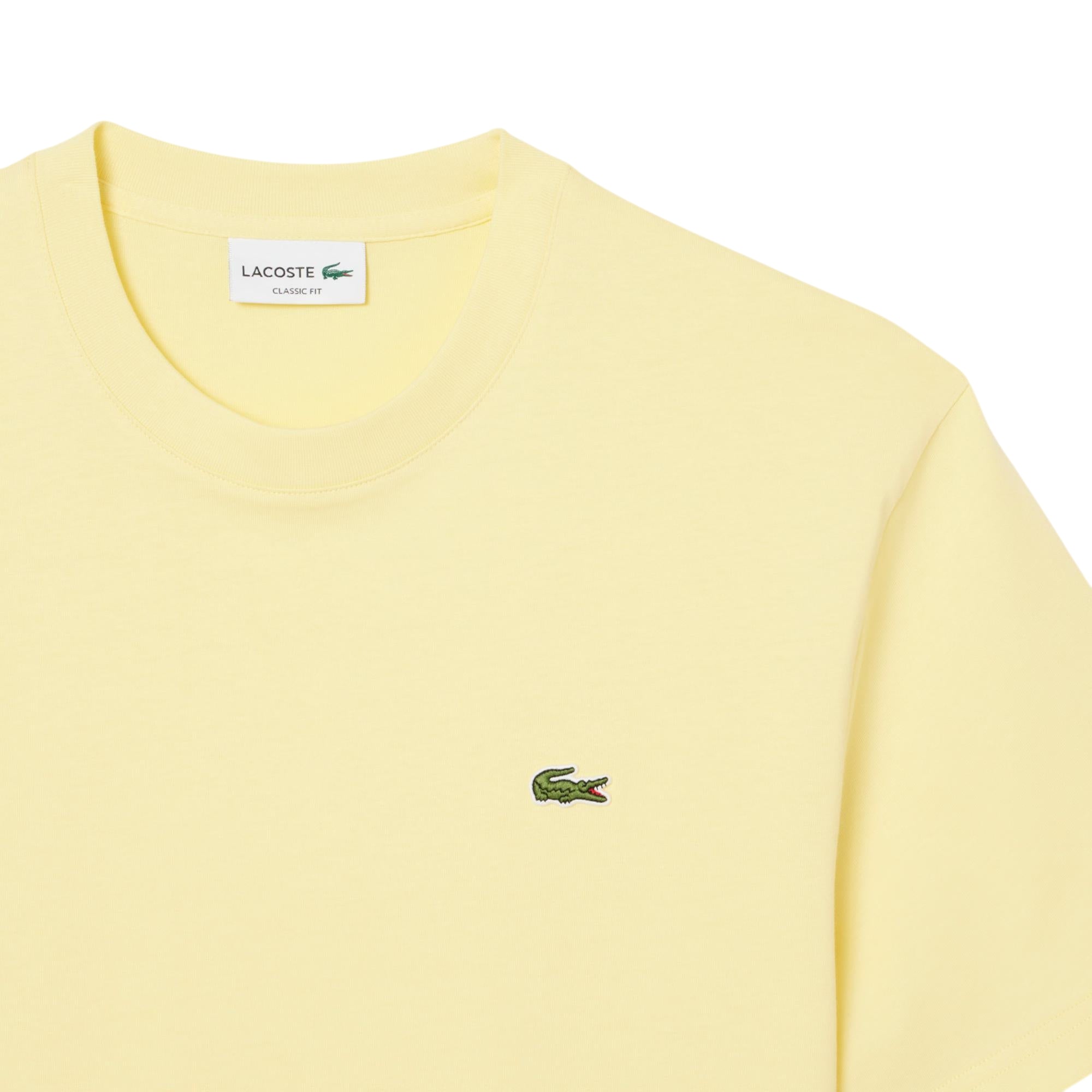 T-shirt gialla 100% cotone