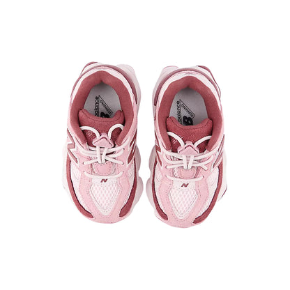 Sneakers Bambino Rosa/Bordeaux con tomaia in mesh