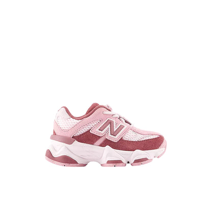 Sneakers Bambino Rosa/Bordeaux con tomaia in mesh