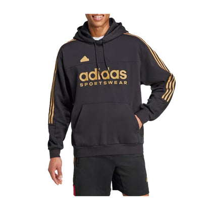 Felpa Uomo Adidas House of Tiro Nations Pack Nero/Oro