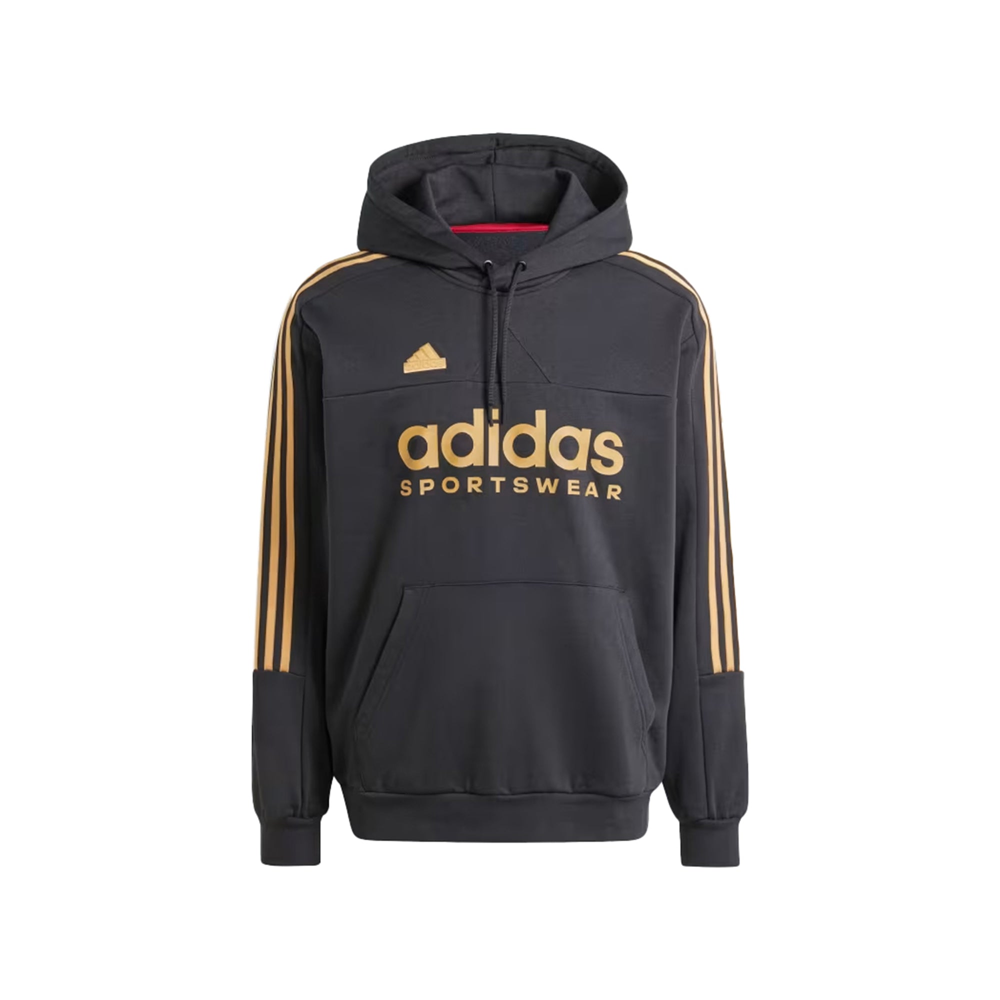 Felpa Uomo Adidas House of Tiro Nations Pack Nero/Oro