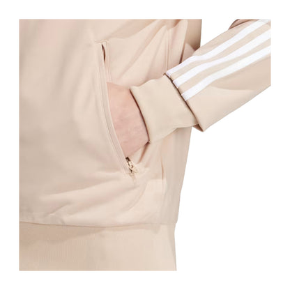 Adidas Giacca Beige Uomo Acetata con zip intera