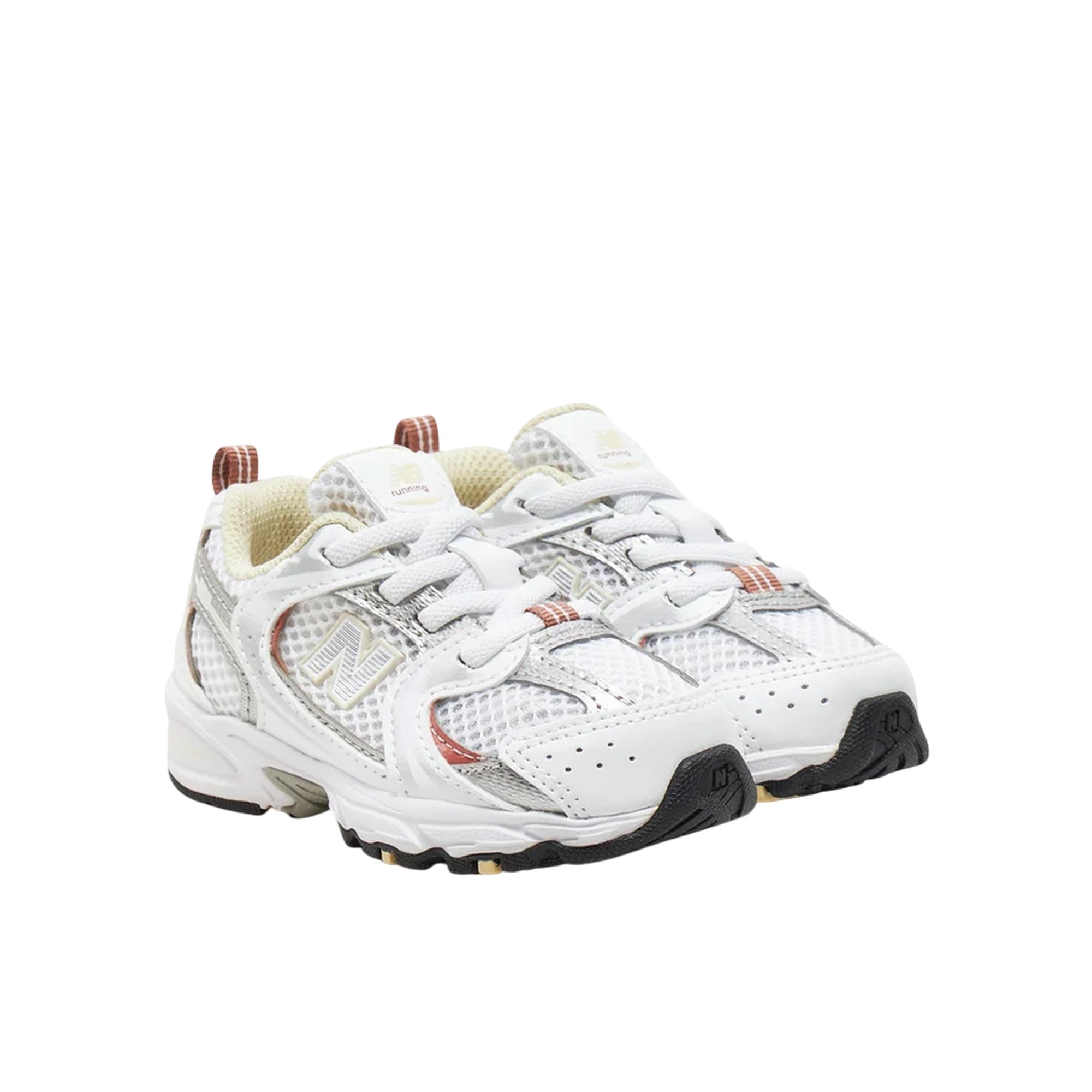 Sneakers Junior 530 Bianca, con lacci e logo laterale iconico