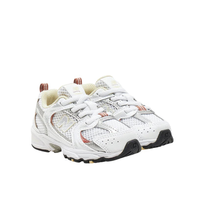 Sneakers Junior 530 Bianca, con lacci e logo laterale iconico