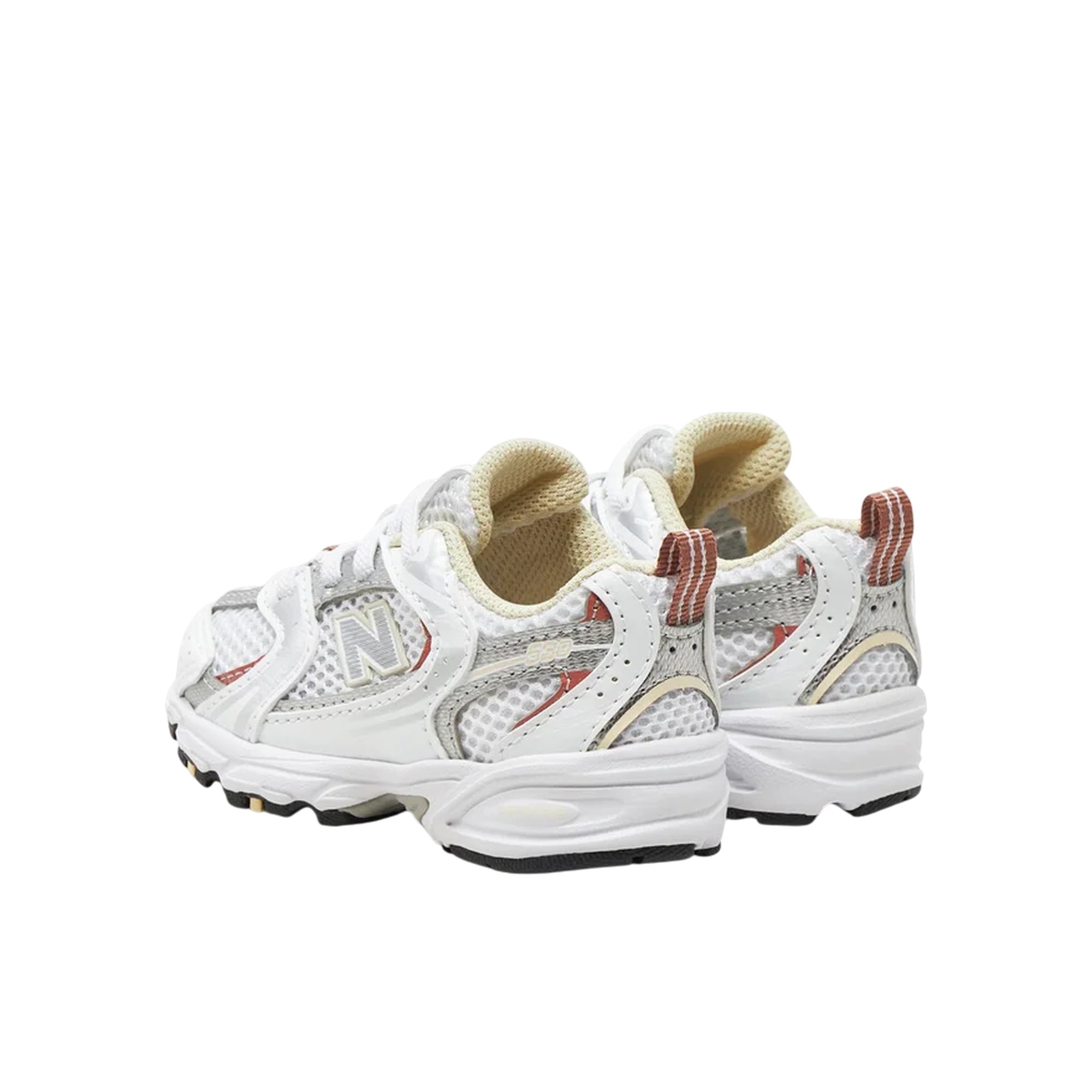 Sneakers Junior 530 Bianca, con lacci e logo laterale iconico